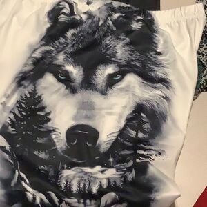 Wolf Graphic Pants